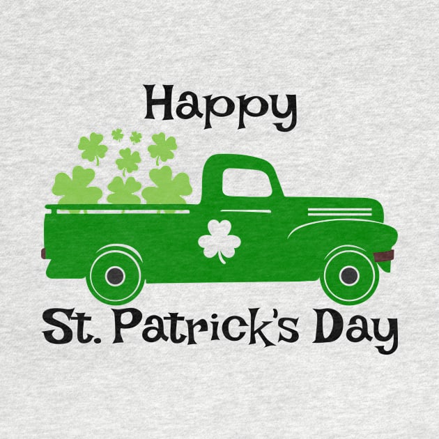 Happy st Patrick's day truck Four leaf clover irish by GoodWills